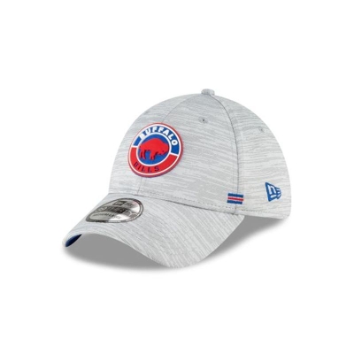 Buffalo Bills Gorra | New Era NFL Fall Sideline Historic 39thirty Stretch Fit Cap Mexico - Grises